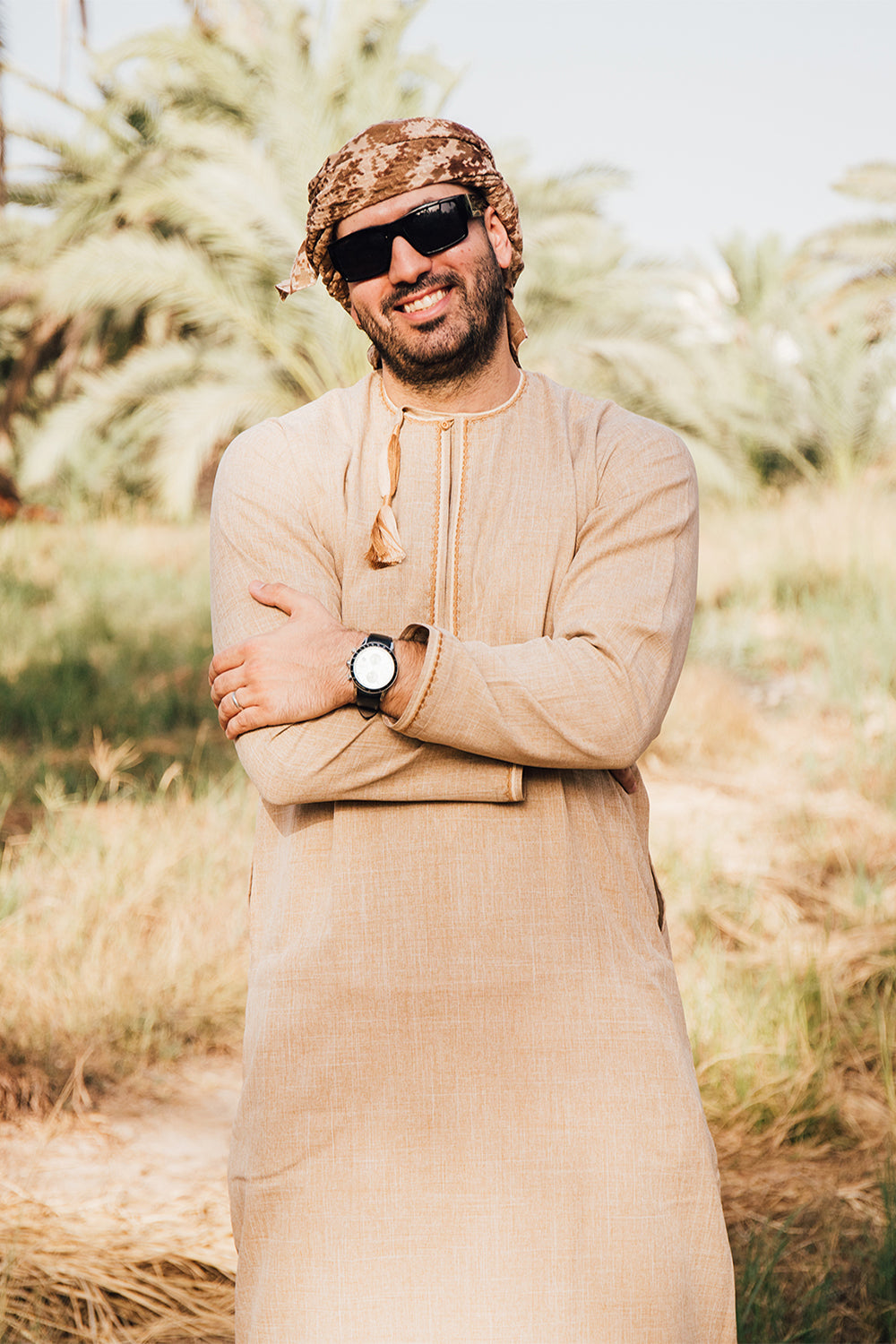 Qamis Omani Light Camel