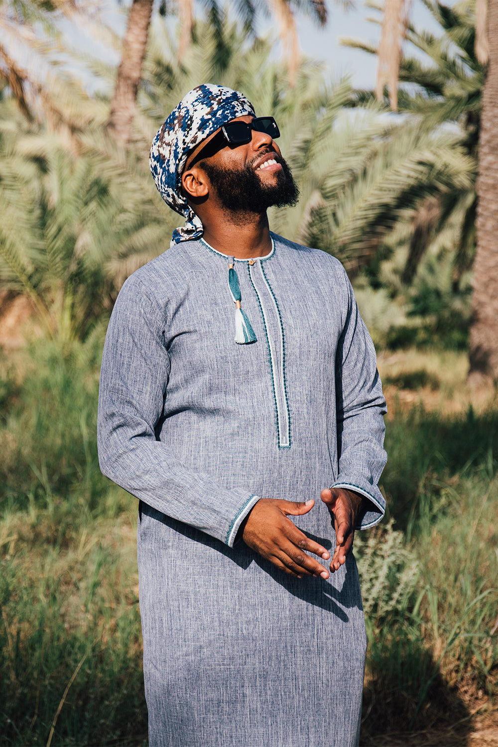 Qamis Omani Blue summer