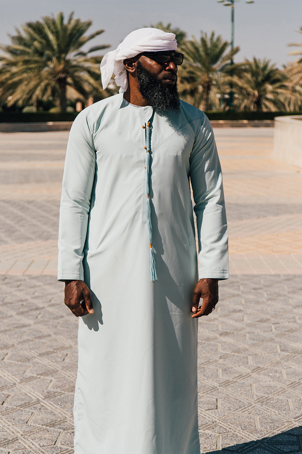Qamis vert best sale