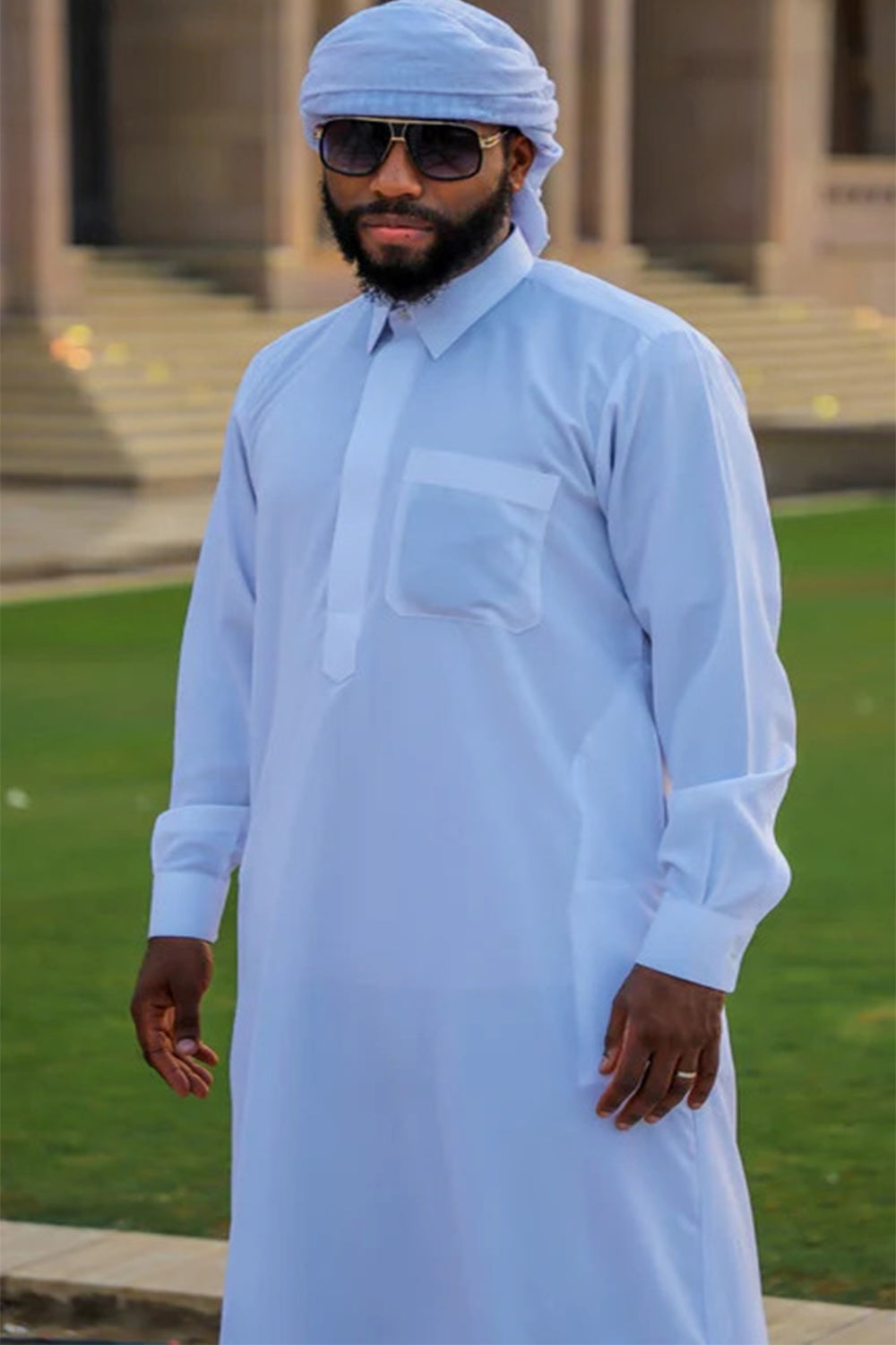 Qamis Qatari Blanc Purity