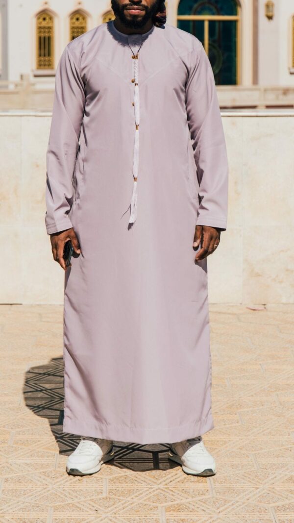 Qamis Emirati Mauve Lavender
