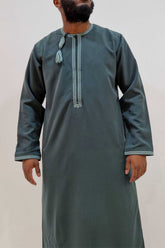 Qamis Couple Green Dark
