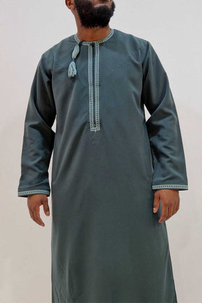 Qamis Couple Green Dark