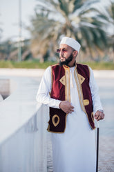 Gilet Harussi Burgundy