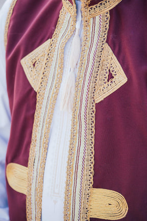 Gilet Harussi Burgundy