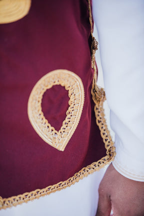 Gilet Harussi Burgundy