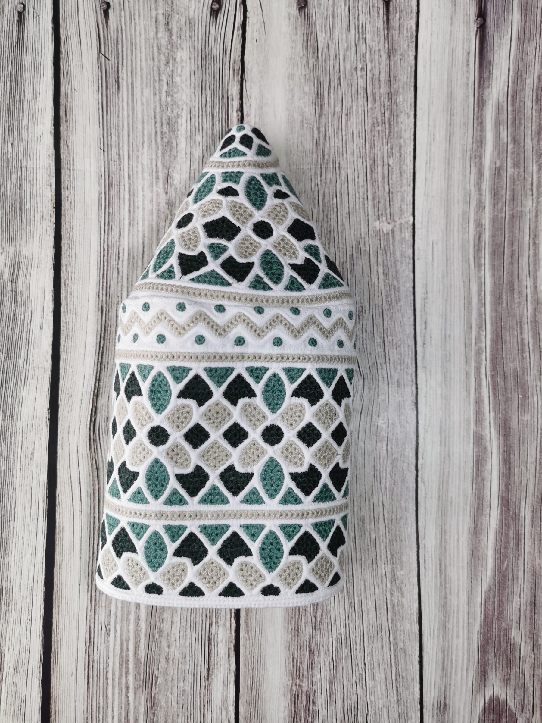 Kofia 59/60cm gris/vert