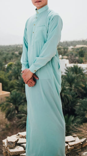 Qamis Saoudien Vert Brume